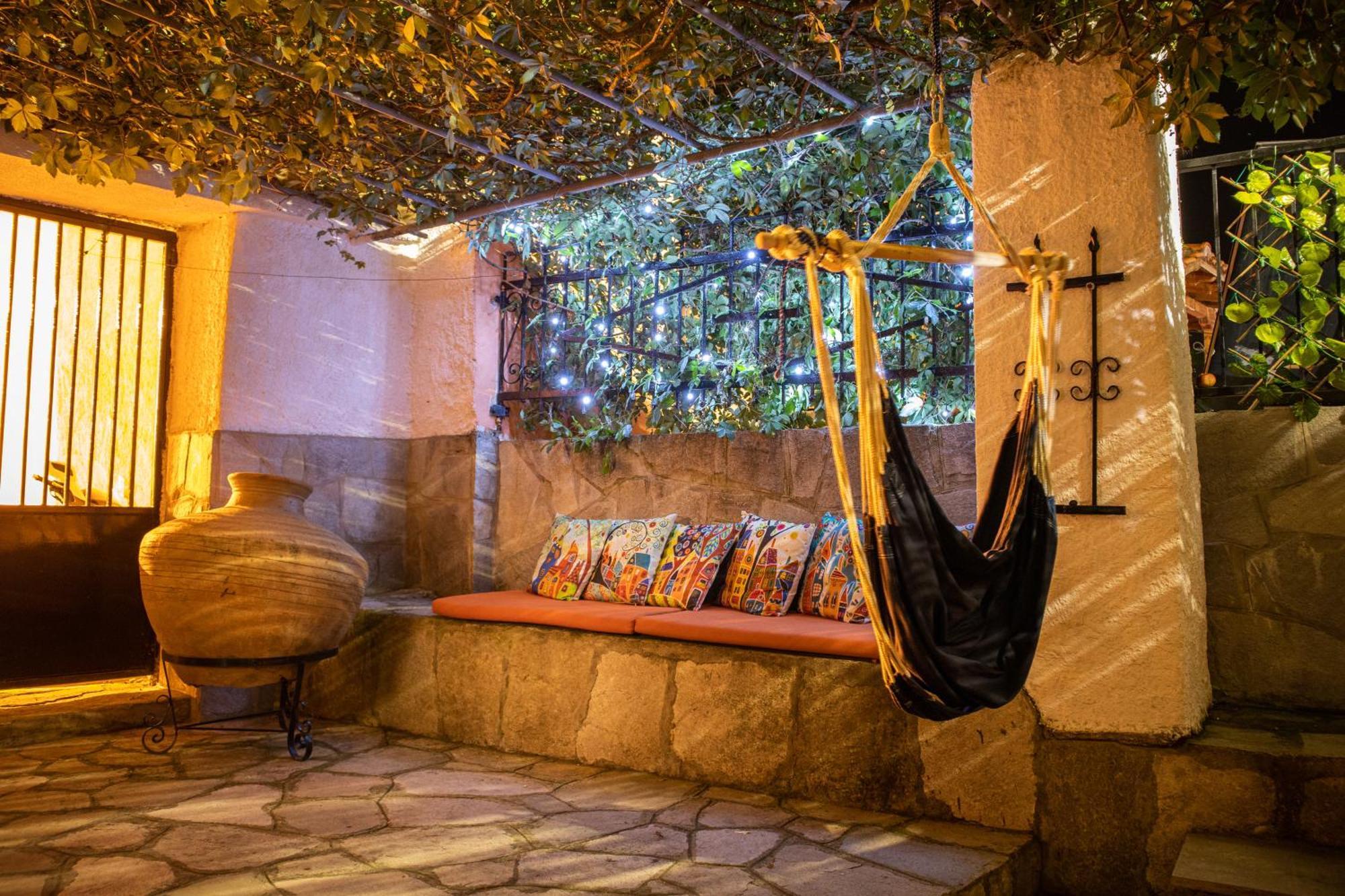 Maries Thasos Stone Villa Bagian luar foto