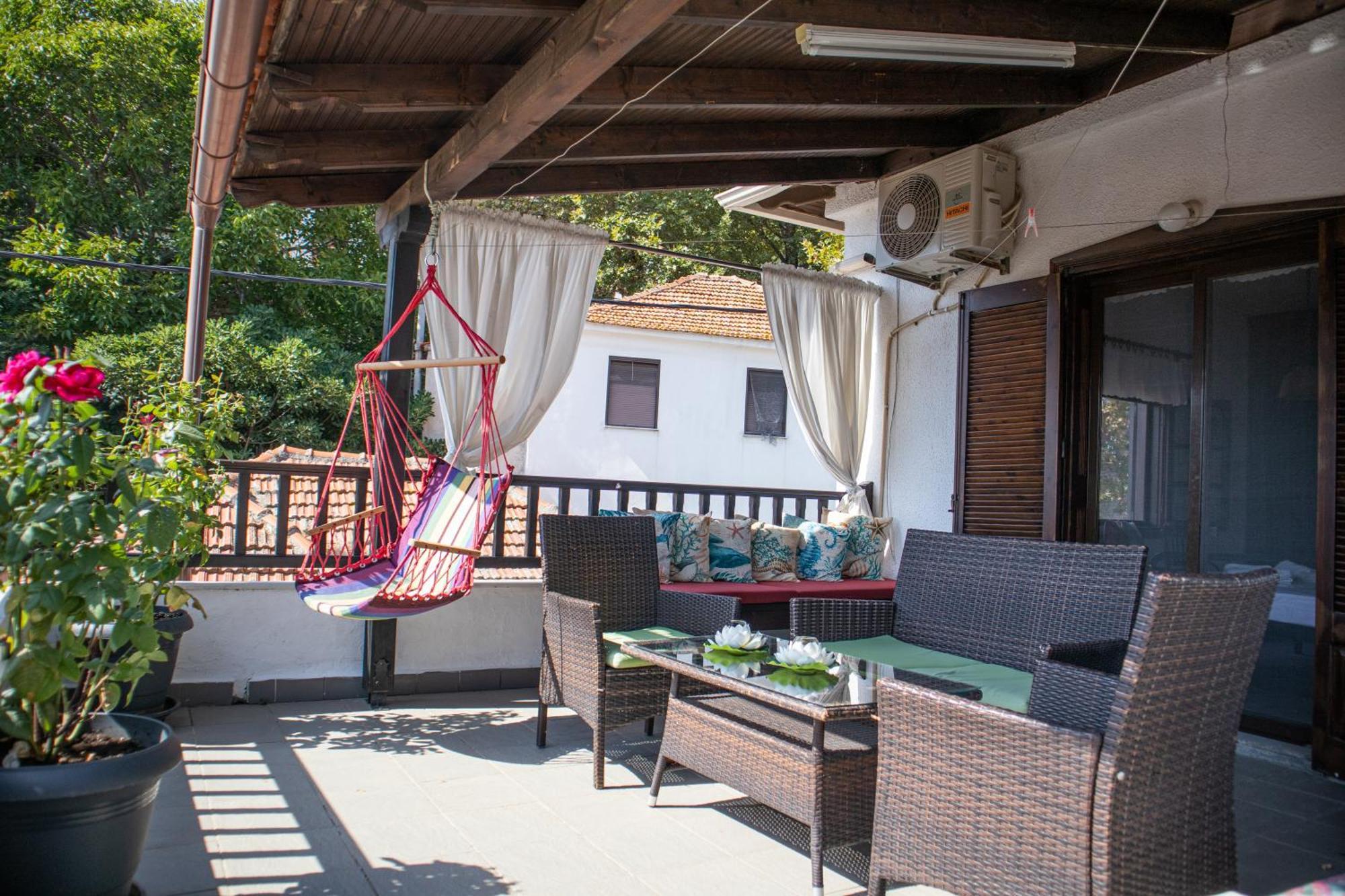 Maries Thasos Stone Villa Bagian luar foto