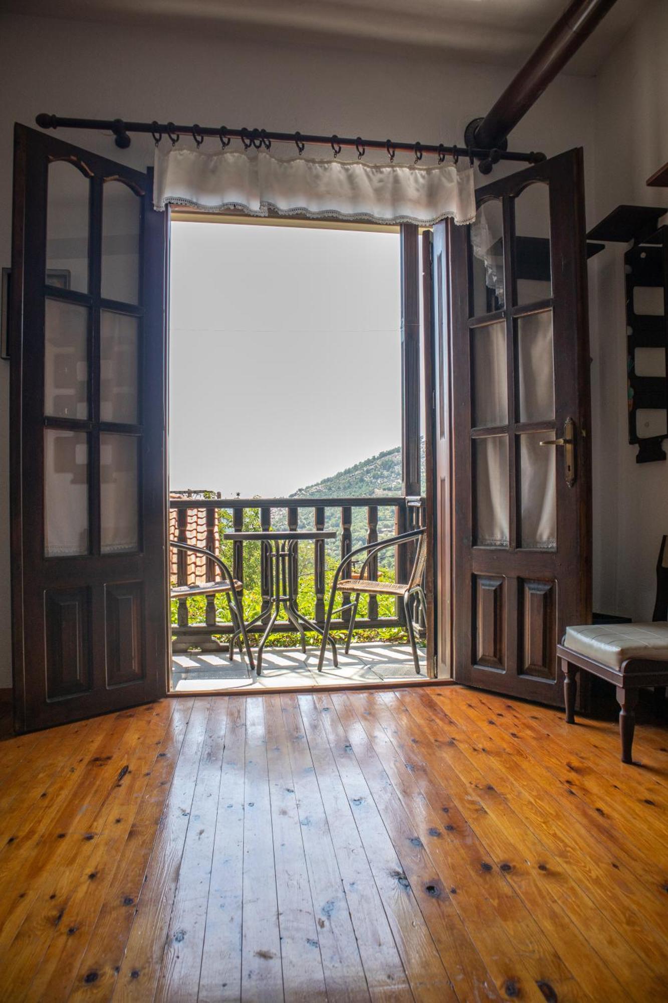 Maries Thasos Stone Villa Bagian luar foto