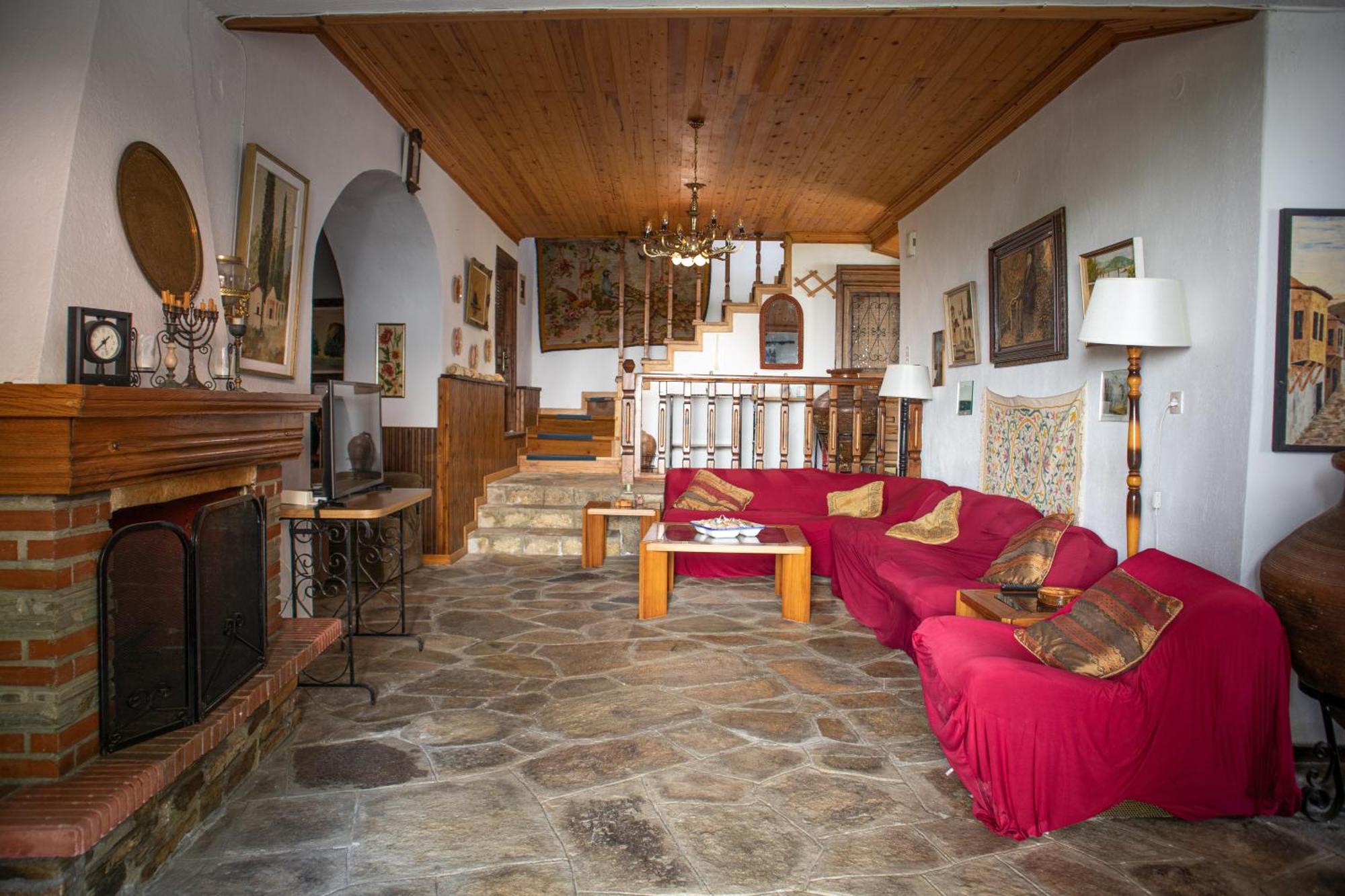 Maries Thasos Stone Villa Bagian luar foto