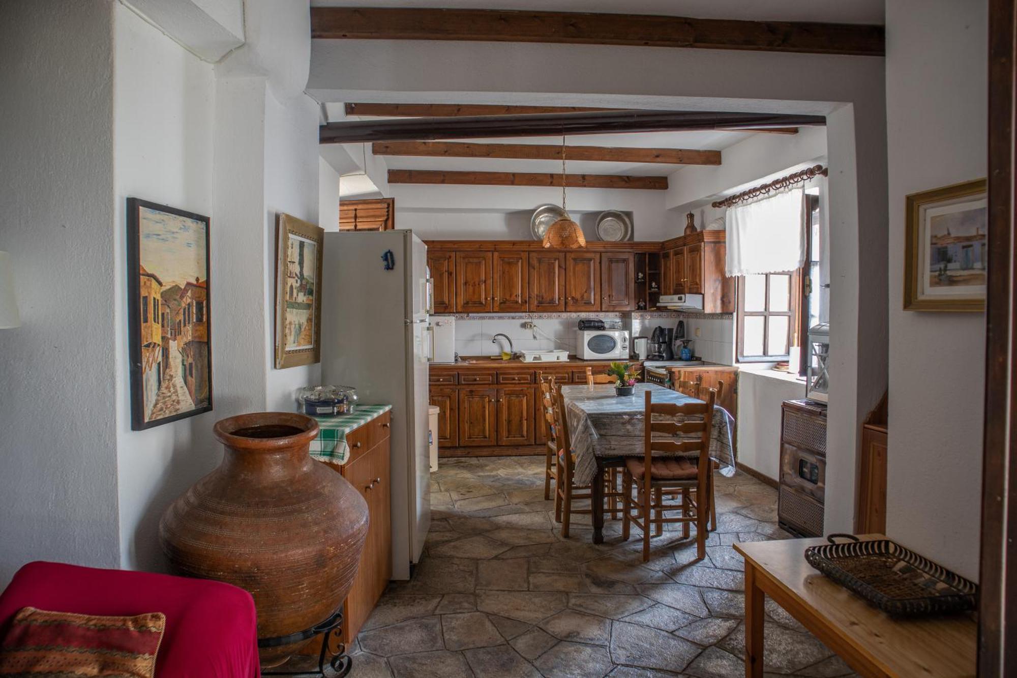 Maries Thasos Stone Villa Bagian luar foto